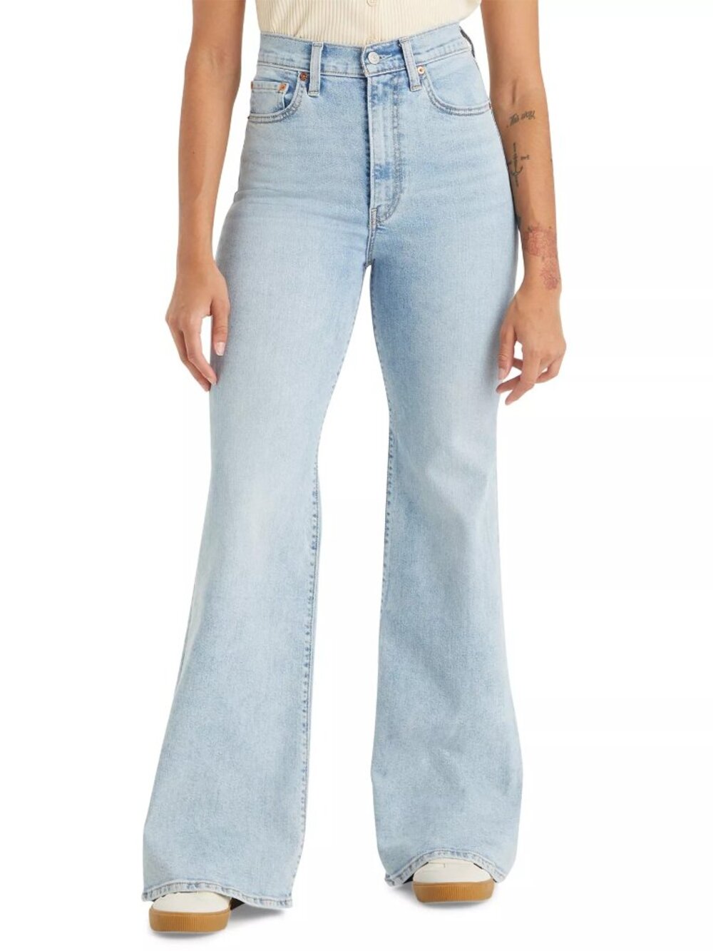 Levi's Ribcage Bell blue jeans Size 25x30